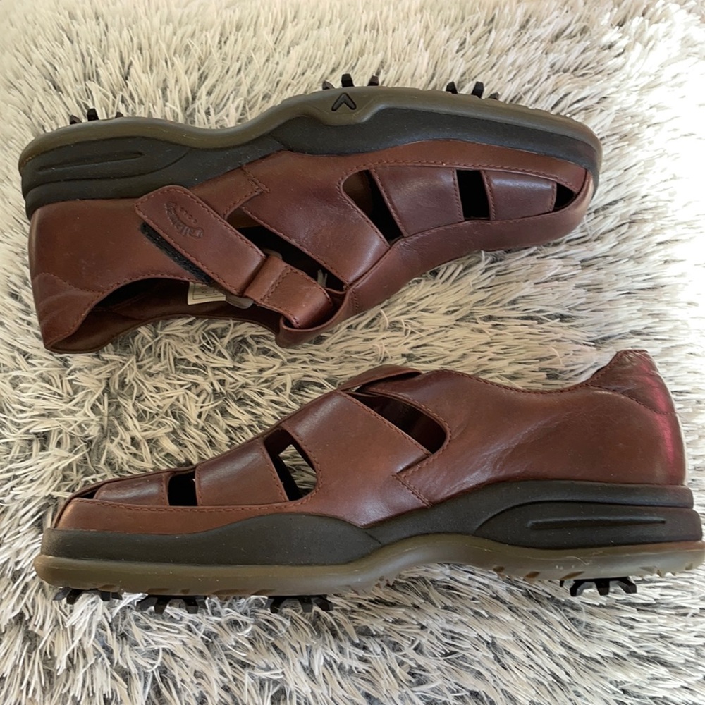 Brown Men's Size 9 Callaway Golf Shoes
